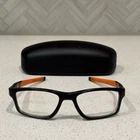 Oakley Crosslink Frames Only Eyeglasses OX8090-0153 Satin Black Orange 53-17-137 Pre-owned. Price: $54.99.