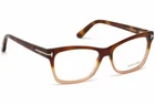 Tom Ford TF5424 FT5424 056 Brown Havana Fade Plastic Eyeglasses Frame 53-15-140 Pre-owned. Price: $178.00.
