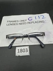 Emporio Armani Ea 1006 3118 53-17-140 Blue Half Rim Eyeglasses Frame Pre-owned. Price: $36.86.