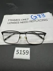 Perry Ellis 373-2 Eyeglasses Frames Black Square Full Rim Thin 55-17-140 Pre-owned. Price: $20.58.