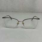Kay Unger Eyeglasses Women K242 Brn 53-17-130 Metal Brown/gold Frames Only Pre-owned. Price: $32.87.