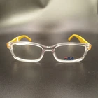 Fila Eyeglass Frames VF9458 Cry Kids Clear Rectangular W/ Yellow Temple New. Price: $41.86.