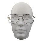 Onguard OG102 Antique Pewter Aviator Safety Glasses Frames 58-17-140 New. Price: $39.99.