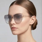 Tom Ford Sunglasses FT0759 28B Tina Rose Gold Square Grey Gradient Women 59MM New. Price: $346.12.