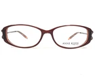 Anne Klein Eyeglasses Frames AK8039 128 Brown Burgundy Oval Full Rim 51-15-135 New. Price: $56.64.