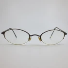 Kenneth Cole Reaction Eyeglasses Oval Semi Rimless Burgundy Frames 48-19-135 Pre-owned. Price: $35.99.