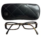 Vintage Chanel Tortoiseshell Frame Glasses Gold Chain & Leather Trim W/case Pre-owned. Price: $224.99.