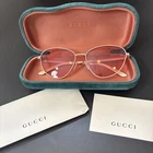 Gucci GG0803S-003-58 Pink Sunglasses *read* 58-16-145 Cat Eyes Pre-owned. Price: $189.00.