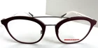 Prada Sport Vps 02H U60-1O1 Round 50MM Brown Men's Eyeglasses Frame Italy . New. Price: $169.99.