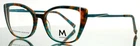 Morel Nomad 40233N MV12 Brown Green Womens Cat Eyeglasses 52-18-140 B:41 New. Price: $29.99.