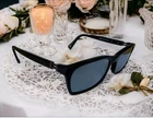 Ermenegildo Zegna Vz 3662N Col. 0703145 Black Square Eyeglasses Sunglasses Frame Pre-owned. Price: $49.99.