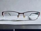 Banana Republic Donald 0P3A Brown Matte Half Rimless Eyeglasses Frame 54-18-145 Pre-owned. Price: $75.95.