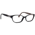 Coach Eyeglasses Hc 6061 (emma) 5261 Black Military Sand Sig B-shape 52-15 135 Pre-owned. Price: $59.99.
