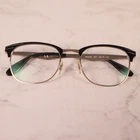 Ray-ban Rb 6346 2861 Matte Black Silver Semi-rimless Eyeglasses 50-19-140 Mens Pre-owned. Price: $29.97.