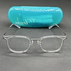 Zenni Optical 7816323 Eyeglasses Frame Clear 51-20-140 Used W/ Case Pre-owned. Price: $14.98.