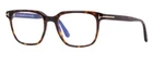 Tom Ford FT5818-F-B 052 Shiny Dark Havana /blue Block Square Men's Eyeglasses New. Price: $201.39.