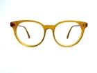 Raen Norie Brown Honey Clear Oval Circular Handmade Glasses 53 18 145 Pre-owned. Price: $59.00.