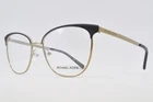 Michael Kors Eyeglasses MK3018 1195 Matte Black/pale Gold, Size 54-17-140 New. Price: $68.00.