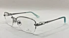 Swarovski Astral Eyeglasses Frames Only W5001 Chrome Green Half Rim 53-17-130 New. Price: $78.00.