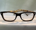 Ray-ban RB5228 Rectangular Full Rim Plastic Eyeglasses Tortoise 50-17-140 Pre-owned. Price: $18.00.