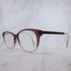 Jimmy Choo JC202 Purple Gradient Crystal Cat Eyeglasses Frames 53-16-145 Pre-owned. Price: $57.59.
