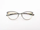 Kay Unger Eyeglasses, Frames Only, K213 Blk, 55-17-145, Metal/plastic,black/gold Pre-owned. Price: $34.99.
