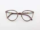 Burberry Eyeglasses, Frames Only, Italy, B1324 1265, 52-19-140, Burgundy/gold Pre-owned. Price: $59.99.