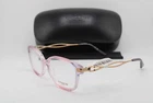 New Coach Hc 6172 5641 Clear Pink Gold Gunmetal Authentic Eyeglasses 54-16. Price: $93.50.