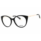 Furla Women's Eyeglasses Shiny Black Acetate Full Rim Cat Frame VFU722 0700 New. Price: $58.26.