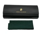 New David Beckham Eyeglasses Black Hard Shell Case Cleaning Cloth. Price: $15.99.