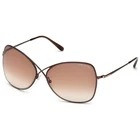 Tom Ford Colette TF250 Brown 48F Butterfly Sunglasses Frames 63-12-135 FT250 Pre-owned. Price: $191.60.