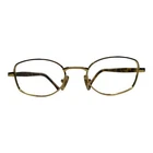Donna Karan DK123 314 Eyeglasses Frames Gold Rectangular 49-19-140 H4494 Pre-owned. Price: $56.98.