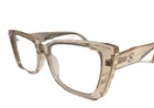Chanel Eyeglasses Frame,transparent Light Brown, 52,20,151.WOMAN.CAT EYE,50% Off New. Price: $169.00.