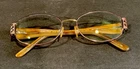 Women Gold-tone Full Rim Metal Eyeglasses Frames Only Sophia Loren M215 Pre-owned. Price: $21.99.
