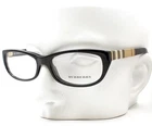 Burberry 2167 3001 Eyeglasses Black Signature Plaid 52-16-140 W/case New. Price: $84.50.