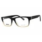 Hugo Boss Men's Eyeglasses Shaded Grey Texture Rectangular 0729/IT 0KAC 00 New. Price: $61.17.