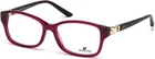 Swarovski Dolly SW5087 081 Burgundy Red Plastic Eyeglasses Frame 54-15-140 New. Price: $147.60.