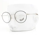 Persol Eyeglasses PO2451V 1074 Matte Black Shiny Silver 47MM With Case New. Price: $139.50.