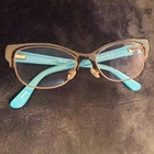 Authentic Juicy Couture Turquoise Tortoise Cat Eye Glasses JU137 See Description Pre-owned. Price: $17.00.