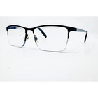 Perry Ellis Eyeglasses Mens Black Silver 411-2 Semi Rimless 55-18-145 Pre-owned. Price: $31.99.