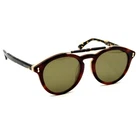 Gucci GG0124S Aviator Sunglasses Brown Acetate Green Lens Italy Vtg Designer Men Pre-owned. Price: $323.69.