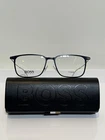 Nib Hugo Boss 1253 Fll Matte Blue Titanium Square Unisex Eyeglasses 55MM New. Price: $150.00.