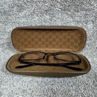 Gucci Gg 2867 003 Eyeglasses Matte Black Monogram Optical Frame Italy 51-17-135 Pre-owned. Price: $125.00.