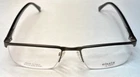 Safilo Elasta E7243 Brown 4IN Semi Rimless Metal Eyeglasses Frame 55-19-145 New. Price: $75.64.