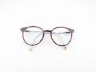 Carolina Herrera Eyeglasses Frames Only, VHE899K COL.06NN, 50-19-140, Brown/blue Pre-owned. Price: $44.99.
