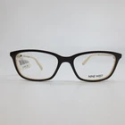 Nine West Brown Cream Rectangular Eyeglass Frames Women 50-15-135. Price: $33.99.