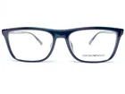 New Emporio Armani EA3124F 5017 Mens Black Rectangle Eyeglasses Frames 55/17 145. Price: $124.99.