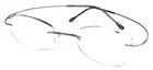 Silhouette 5515 70 8540 Austria Grey Matte Rimless Titan Eyeglasses Frame 17-140 Pre-owned. Price: $117.00.