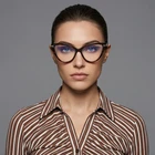 Tom Ford Eyeglasses FT5729-B 052 Women Brown Cat Frames 56MM Blue Light New. Price: $308.95.