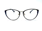 Carolina Herrera Black Gold Cat Eye Glasses SHE087 0301 56 18 135 Pre-owned. Price: $59.00.